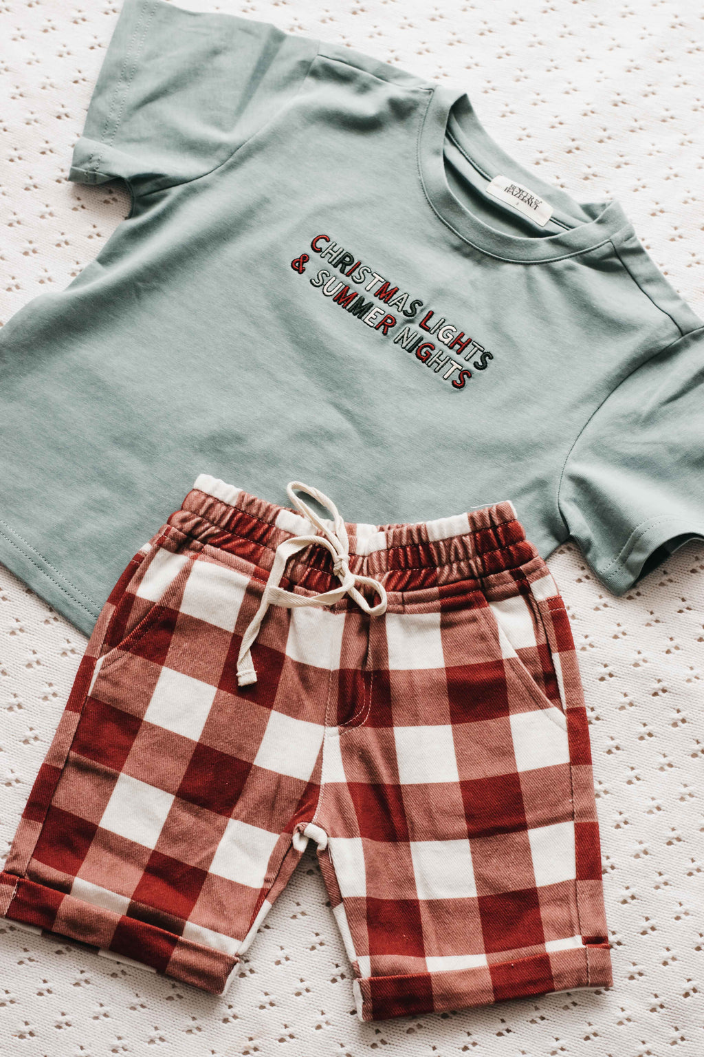 Kids Tee - Christmas Lights & Summer Nights