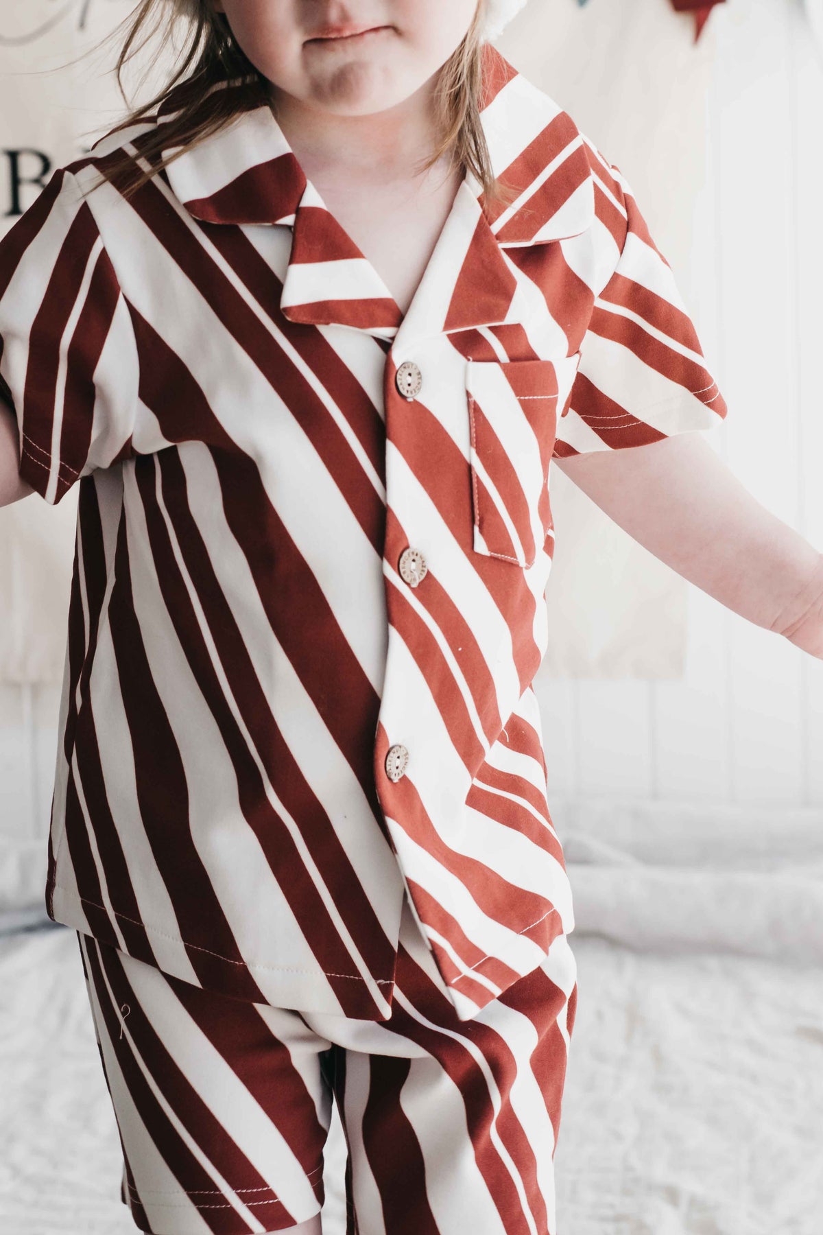 Kids Pyjama Set - Candy Cane