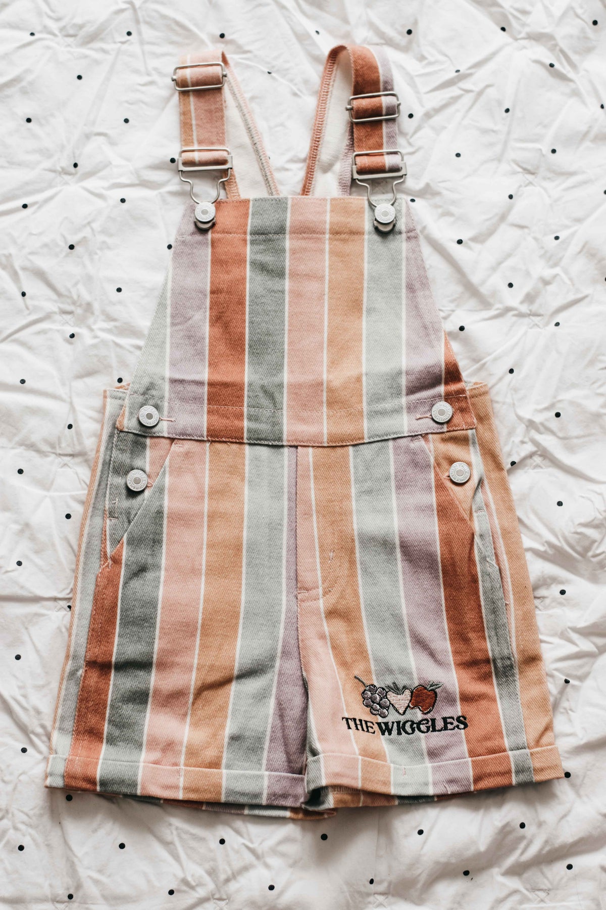 Denim Overalls - Fruit Salad