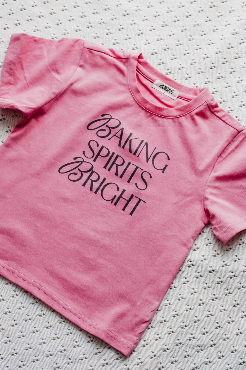 Kids Tee - Baking Spirits Bright Pink