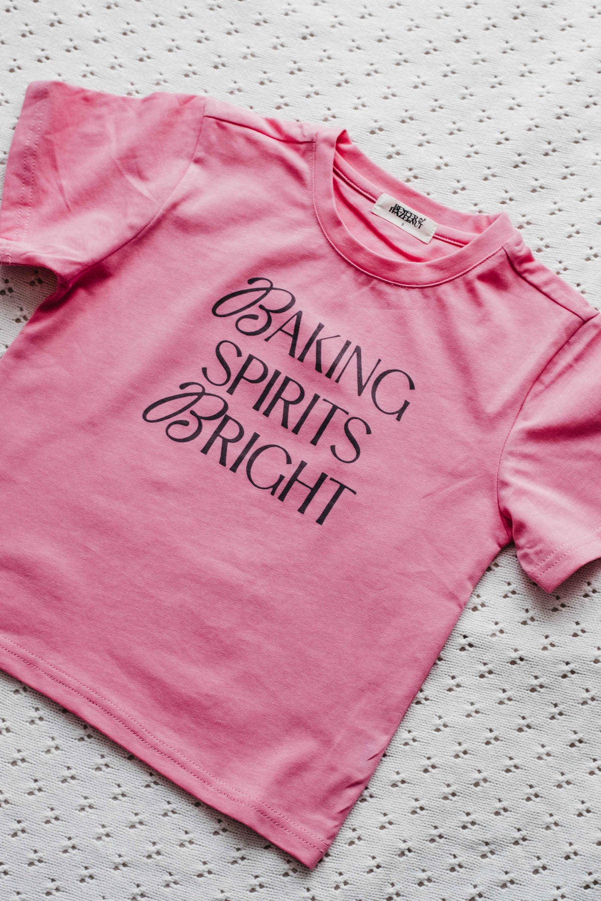 Kids Tee - Baking Spirits Bright Pink