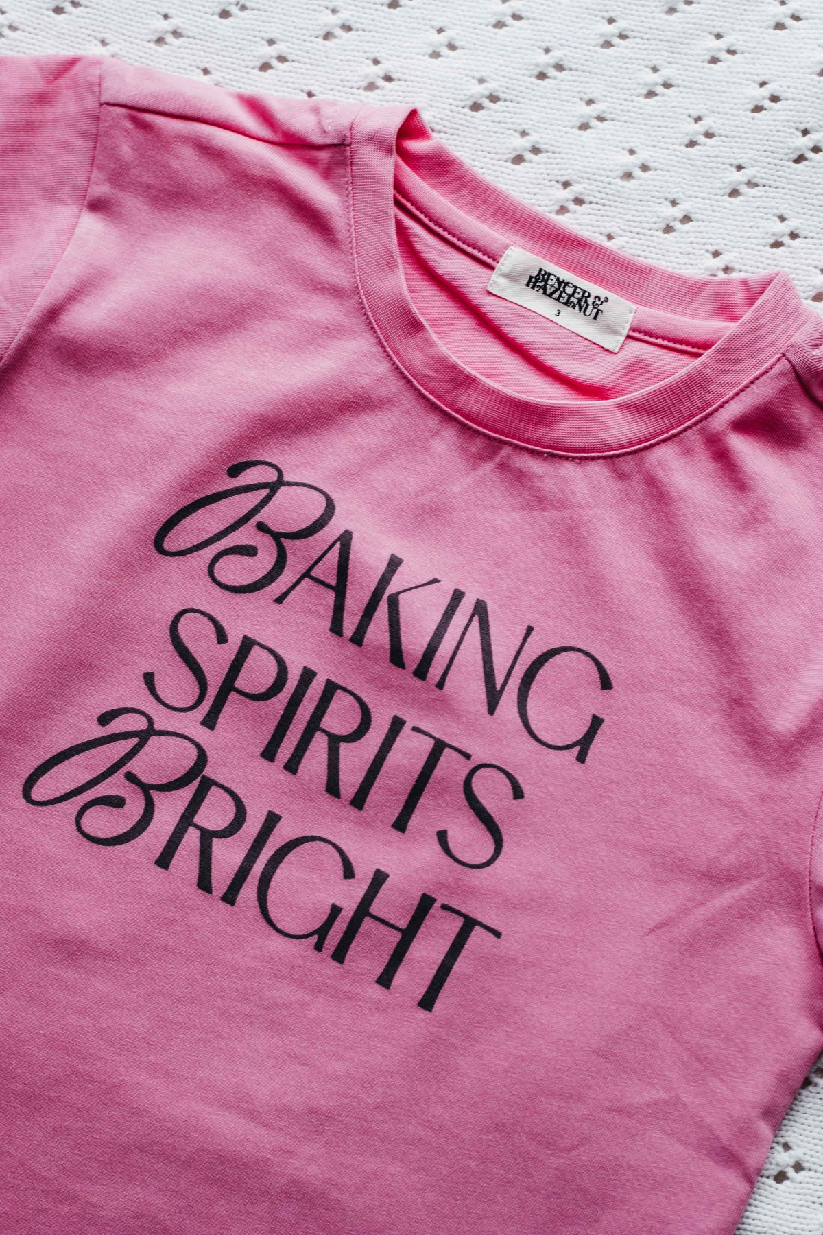 Kids Tee - Baking Spirits Bright Pink