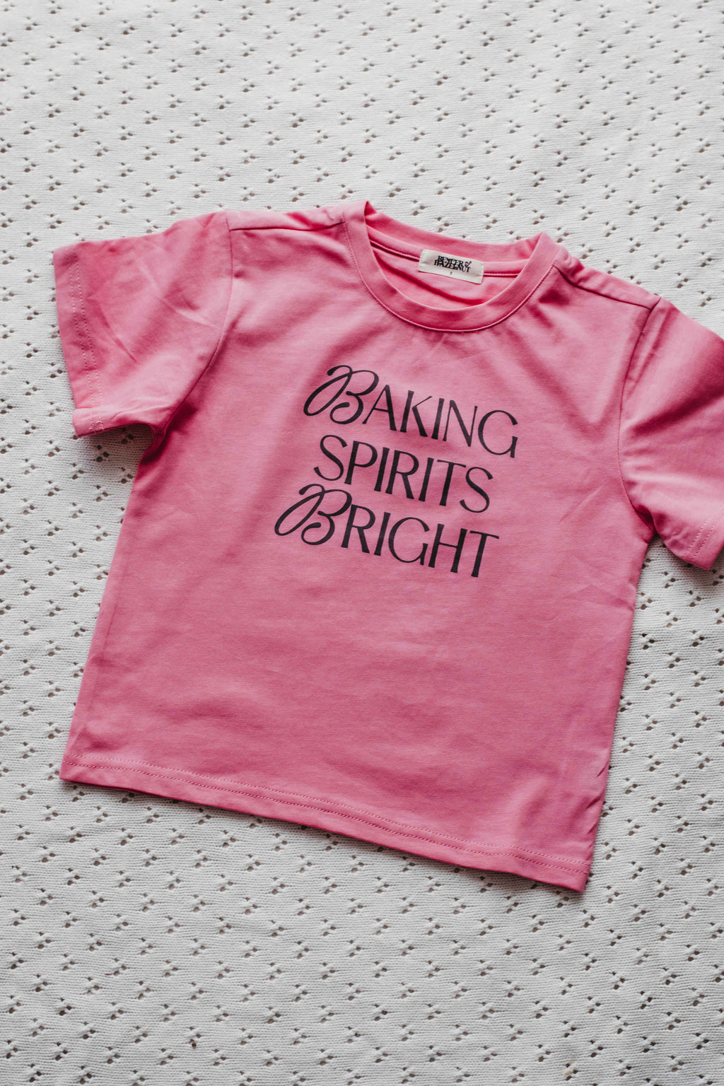Kids Tee - Baking Spirits Bright Pink