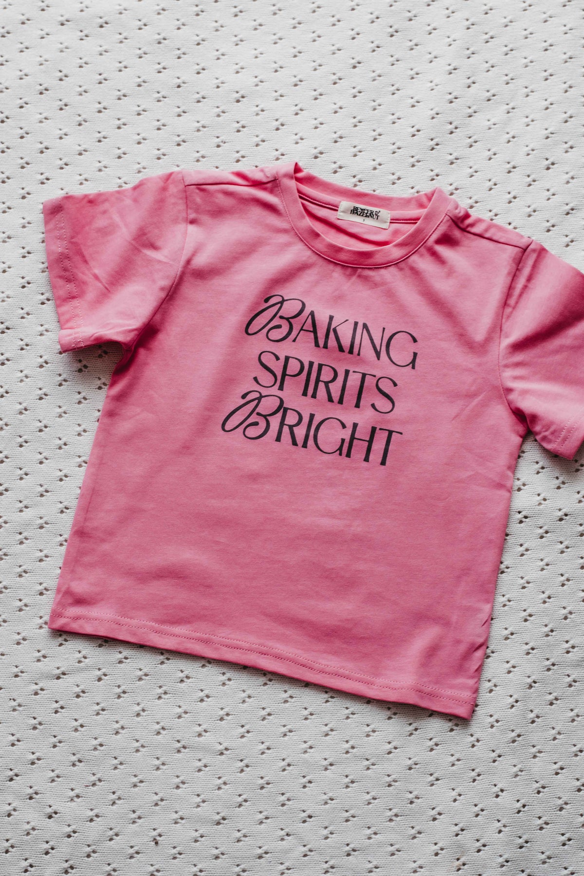 Kids Tee - Baking Spirits Bright Pink