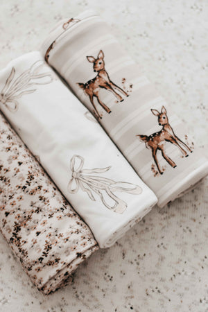 Jersey Swaddle  - Petals