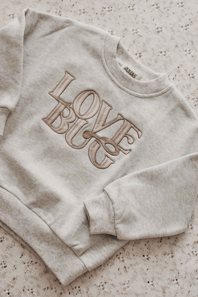 Love Bug Grey Sweater PREORDER EARLY APRIL
