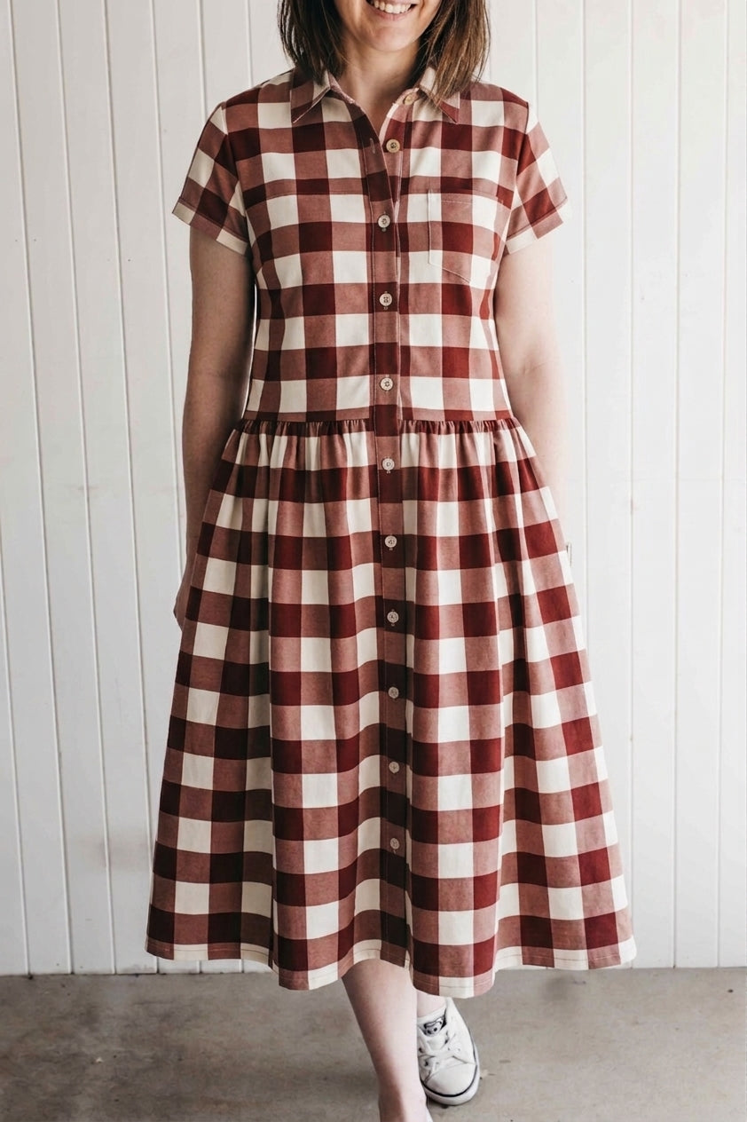 Ladies Dress - Gingham