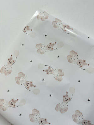
            
                Load image into Gallery viewer, Wrapping Paper Roll Peshal The Birthday Bear 3M
            
        