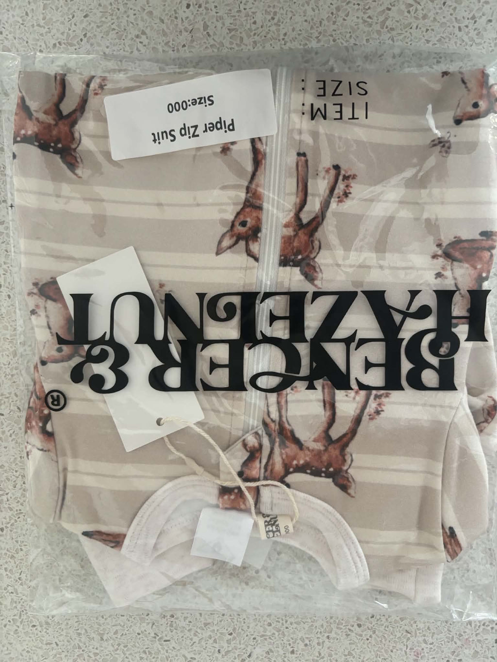 ZIPSUITS - SIZE 000