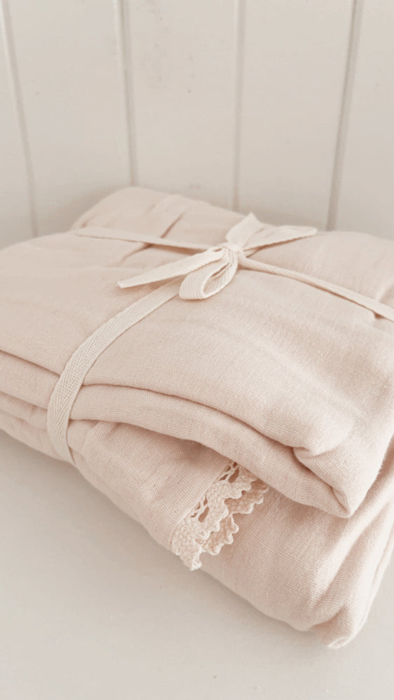 Oatmeal Lace Blanket