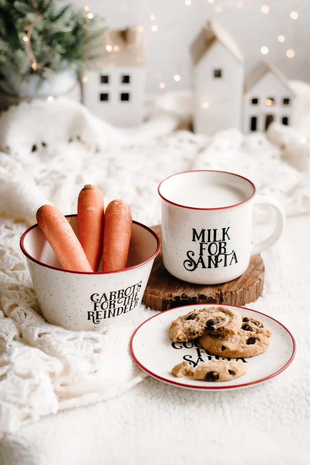 Ceramic Santa Set