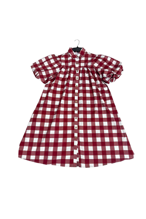 Ladies Dress: Red Gingham
