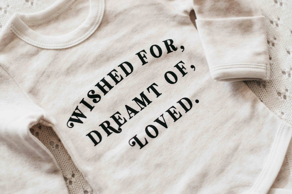 Bodysuit: Wished for, dreamt of, loved
