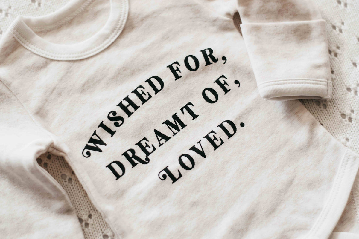 Bodysuit: Wished for, dreamt of, loved