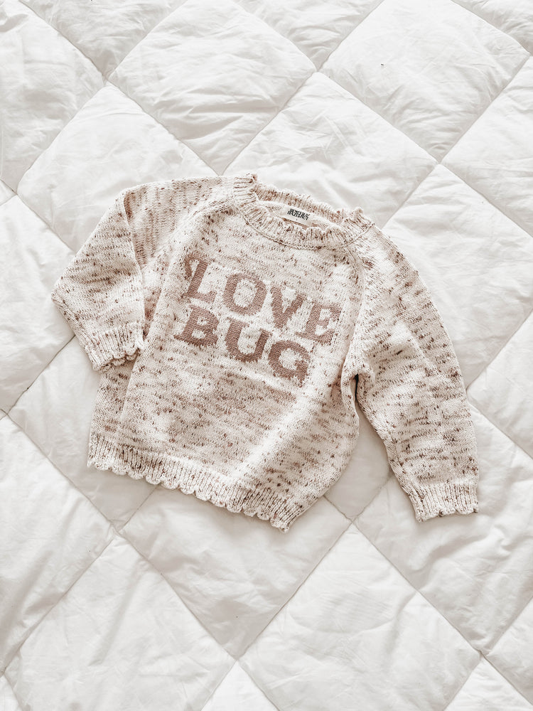 Love Bug Knit Jumper Mushroom MAY PREORDER